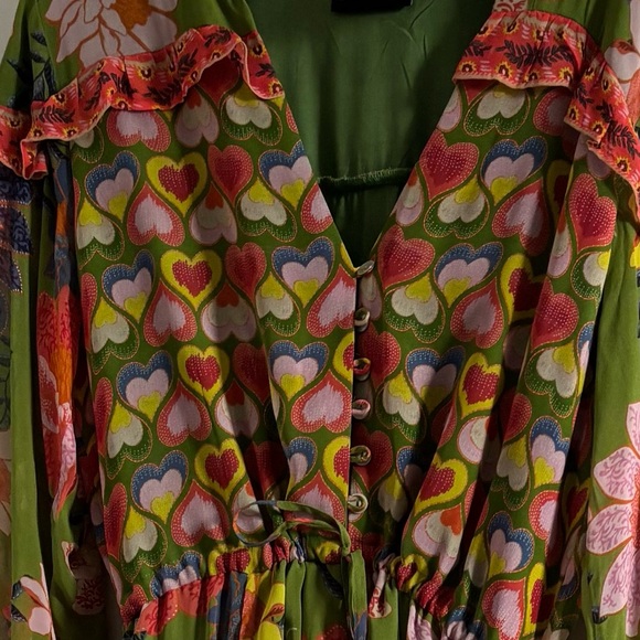 BRAND NEW EMILY LOVELOCK FLORAL DRESS WITH TAGS - Picture 10 of 14